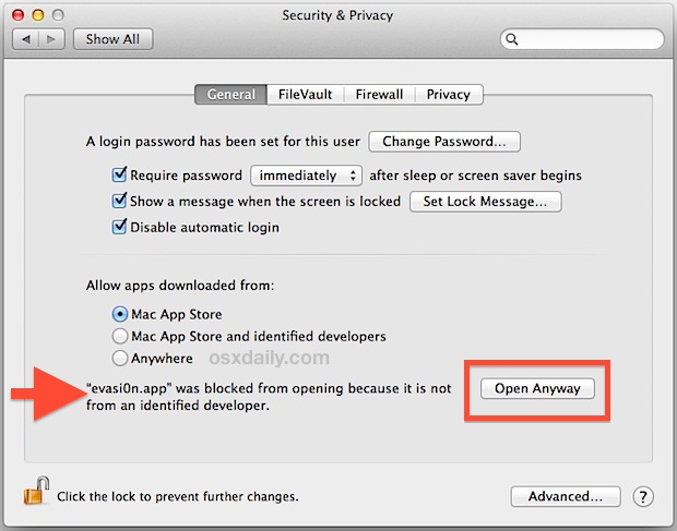 override security settings on mac for desktop studio